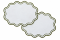 Keep It Simple Olive Dalgalı Amerikan Servisi 2'li set