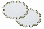 Keep It Simple Olive Dalgalı Amerikan Servisi 2'li set