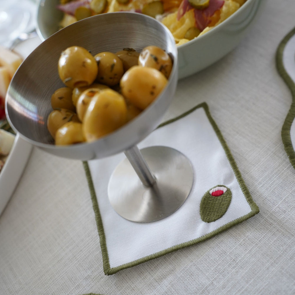 Keep It Simple Olive Kokteyl Peçetesi 4'lü set