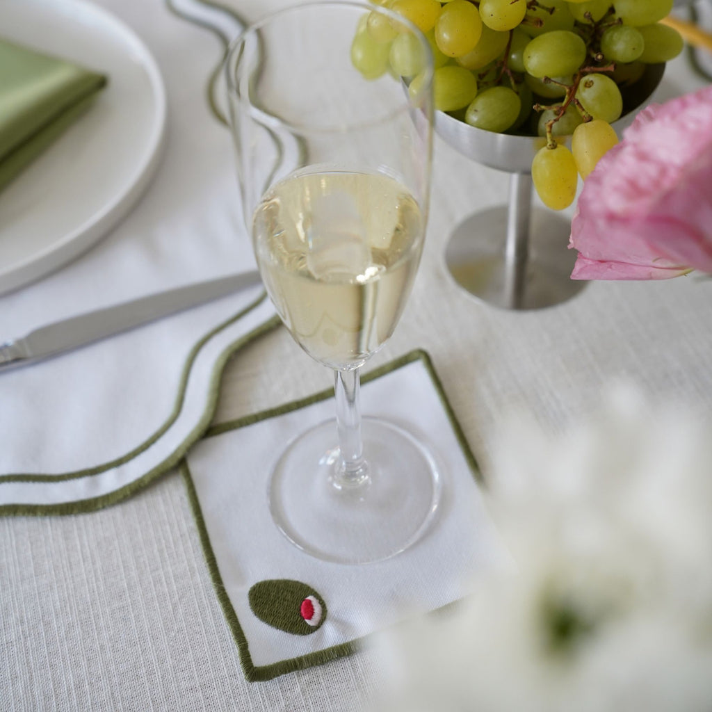 Keep It Simple Olive Kokteyl Peçetesi 4'lü set