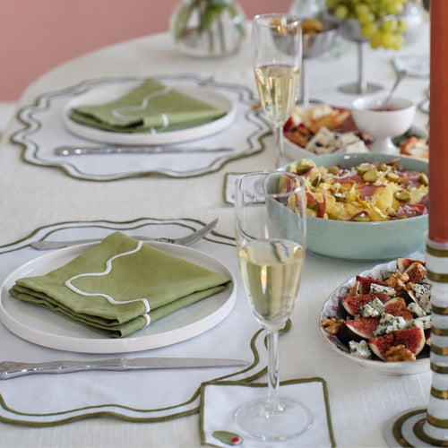 Keep It Simple Olive Dalgalı 6'lı Sofra Seti