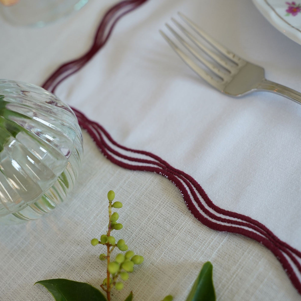 Signature Merlot Çift Hatlı Amerikan Servisi 2'li Set