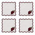 Signature Merlot Kokteyl Peçetesi 4'lü set