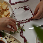 Signature Merlot Kokteyl Peçetesi 4'lü set