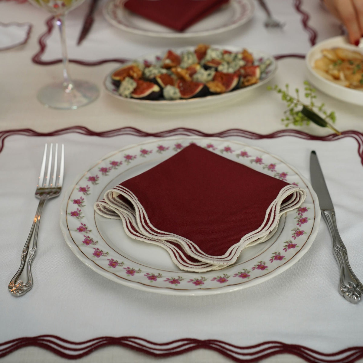 Signature Merlot Çift Hatlı 6'lı Sofra Seti